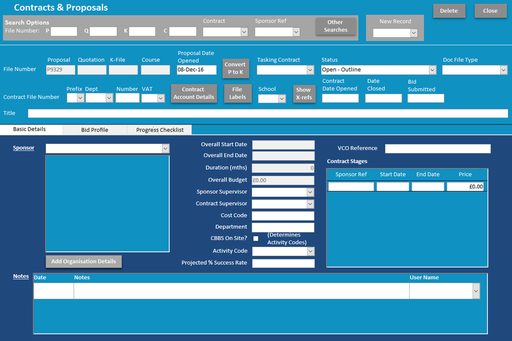 Management Information reporting dashboards