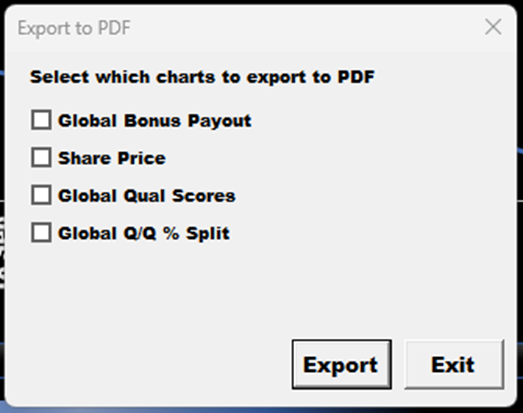 Output files for Excel Dashboards