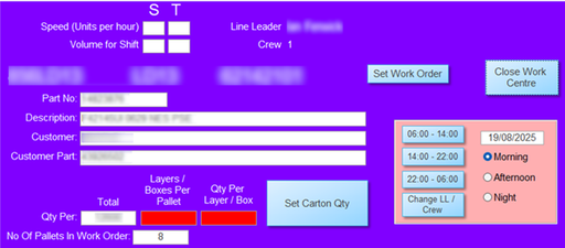 Metal Box production access database design